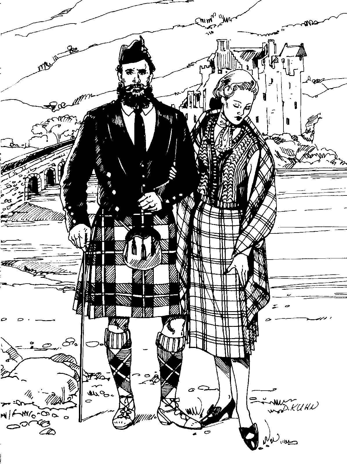 152 Scottish Kilts - Sewing Pattern