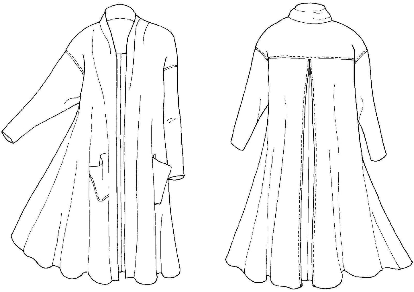 254 Swing Coat - Sewing Pattern