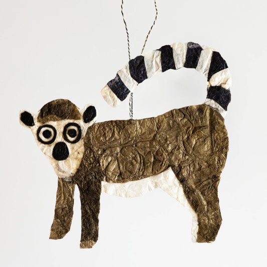 Ring-Tailed Lemur Ornament - Full Body