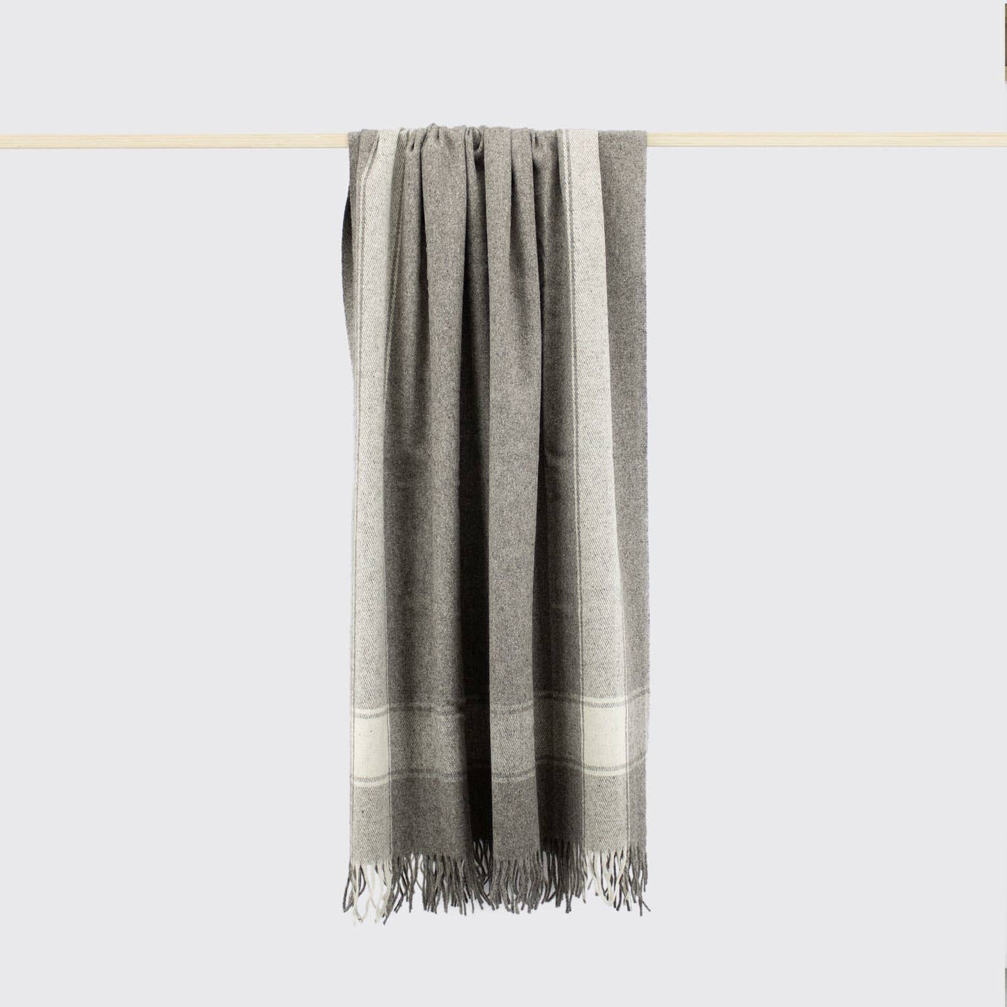 Throw Blanket / Stripe Wool