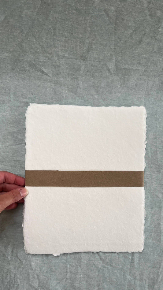 Handmade Paper Sheet Set in 8x10