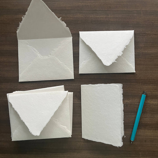 Set of Handmade Paper Cards (Set of 3)