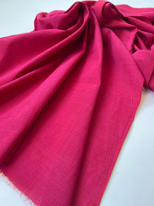 fuchsia pinstripe cotton