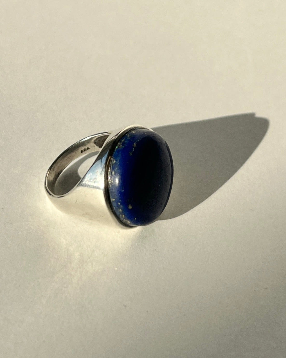 lapus lazuli cabochon ring