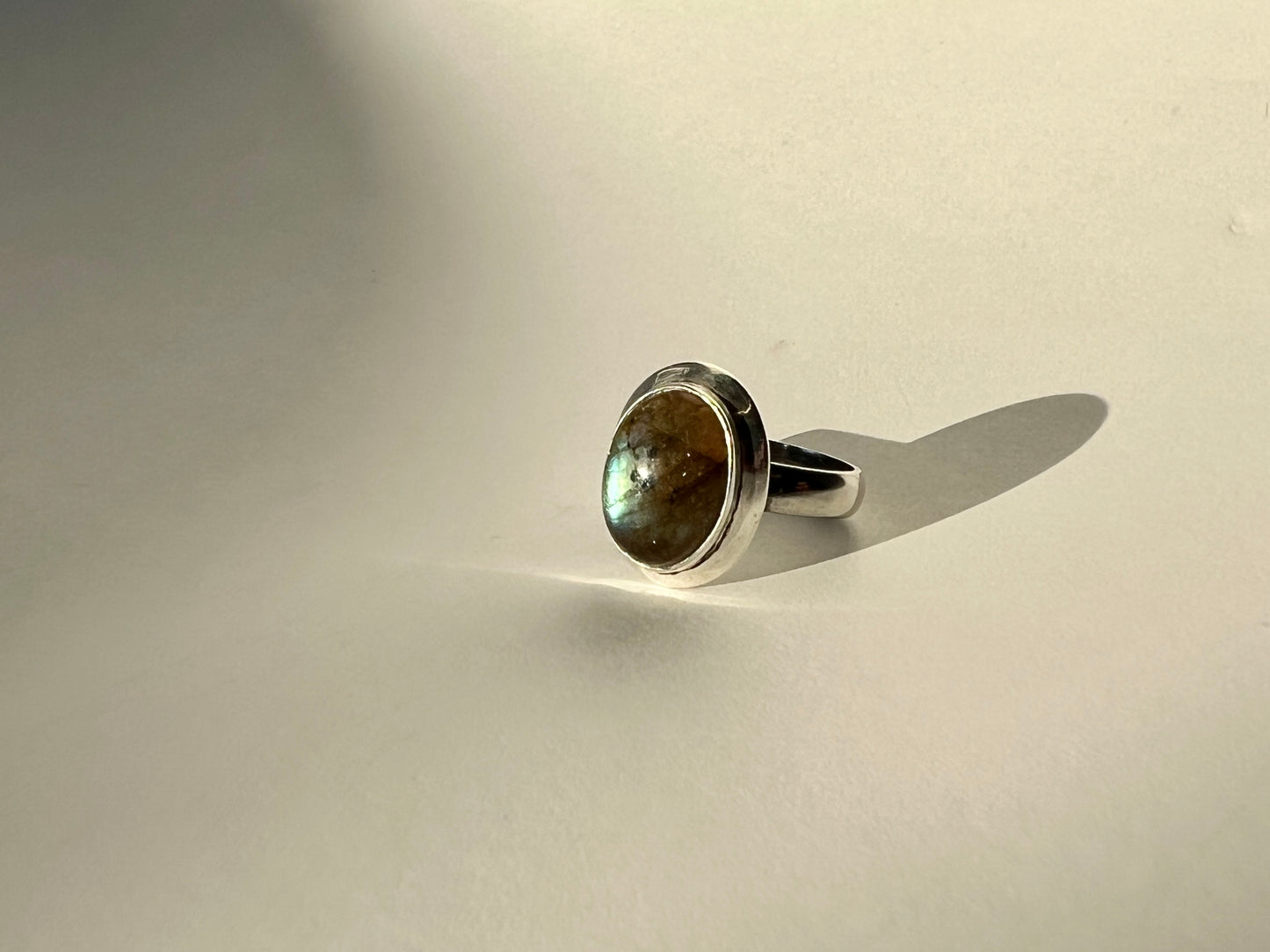 Labradorite ring