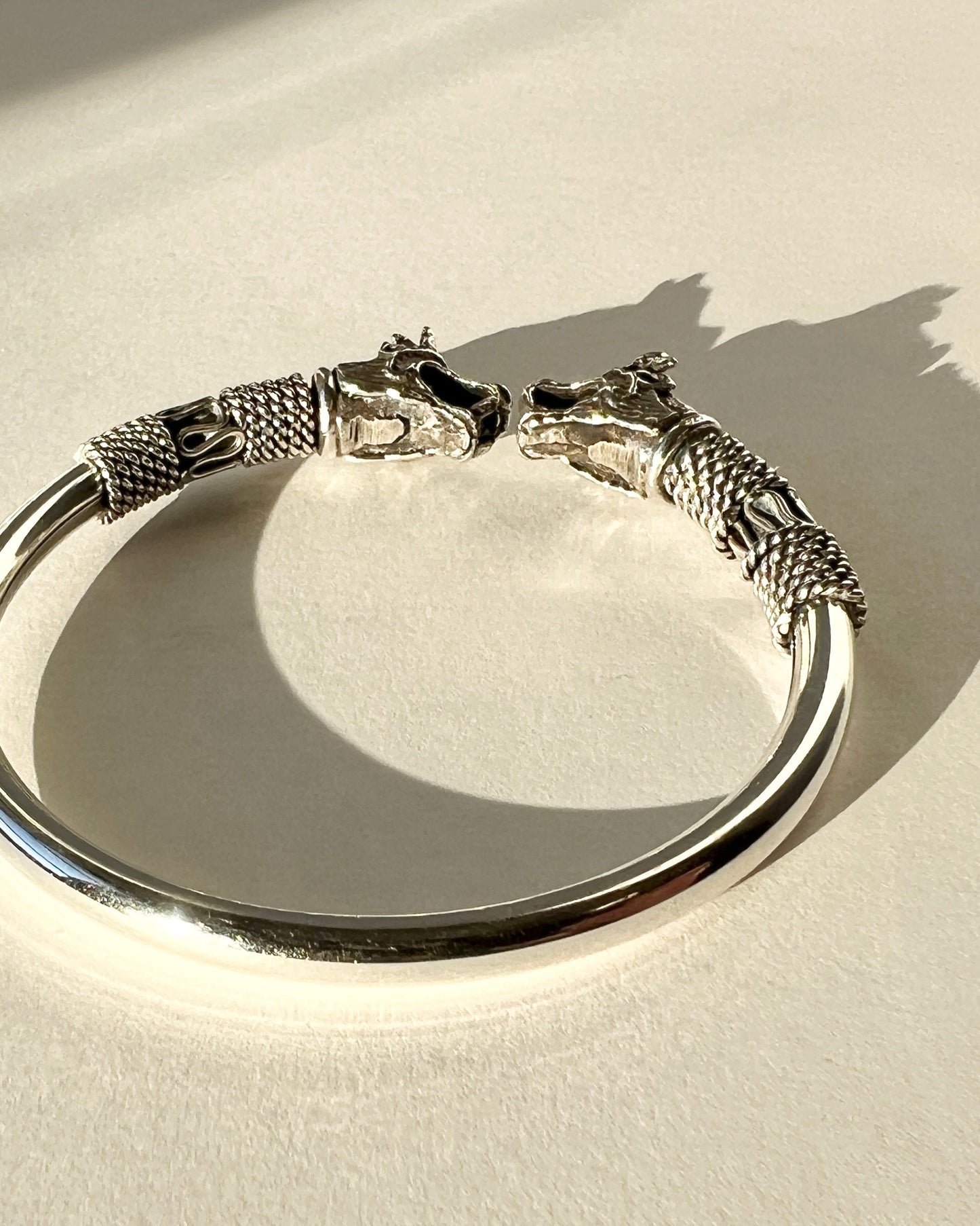 cast dragon and wire filagree bracelet