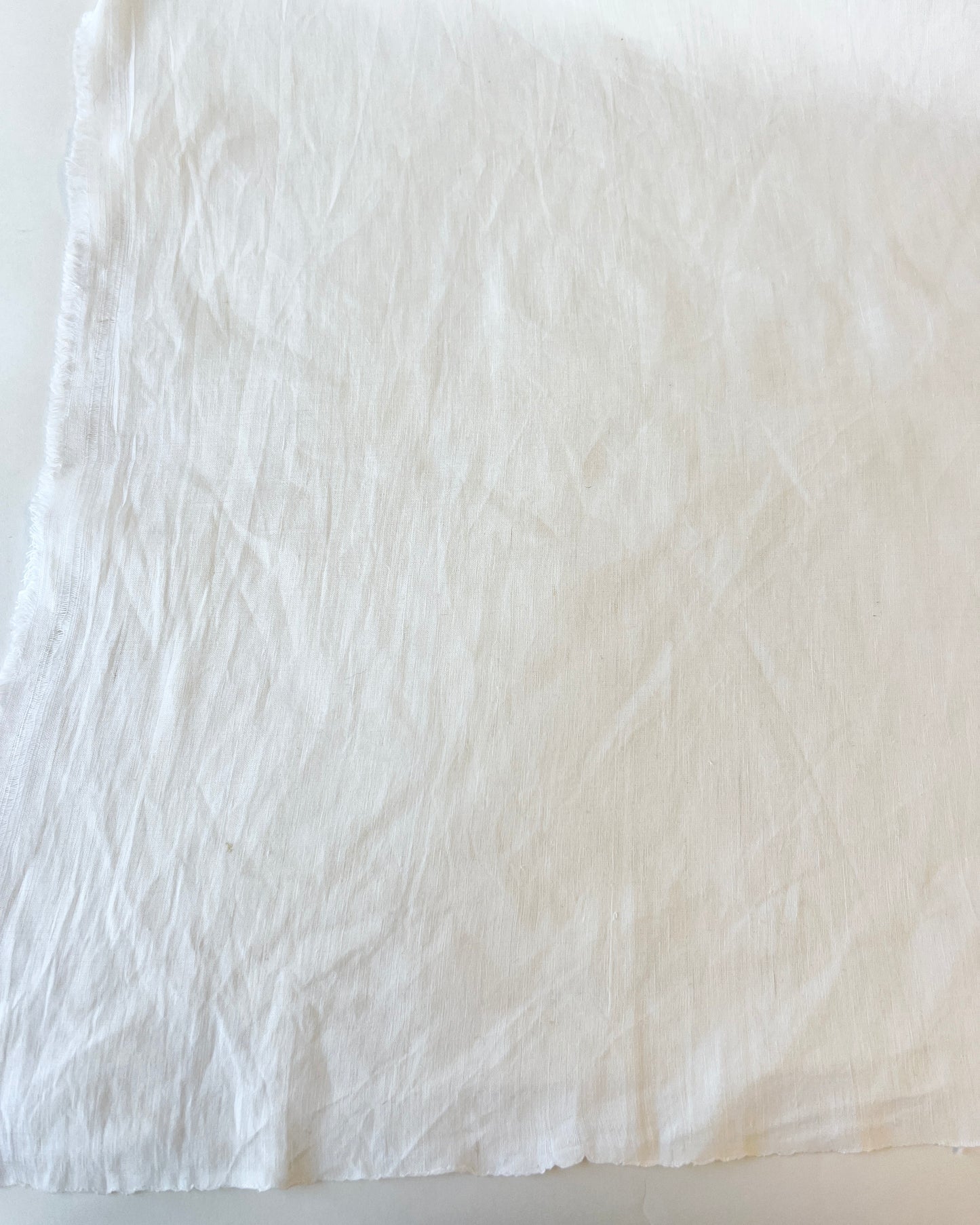 undyed cotton and linen fabric