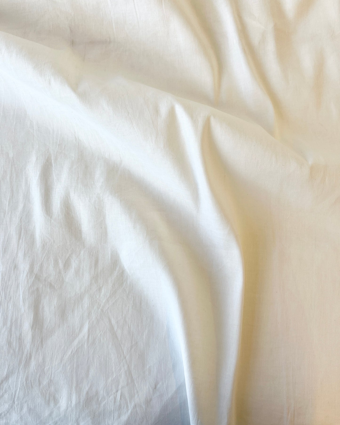 undyed cotton and linen fabric