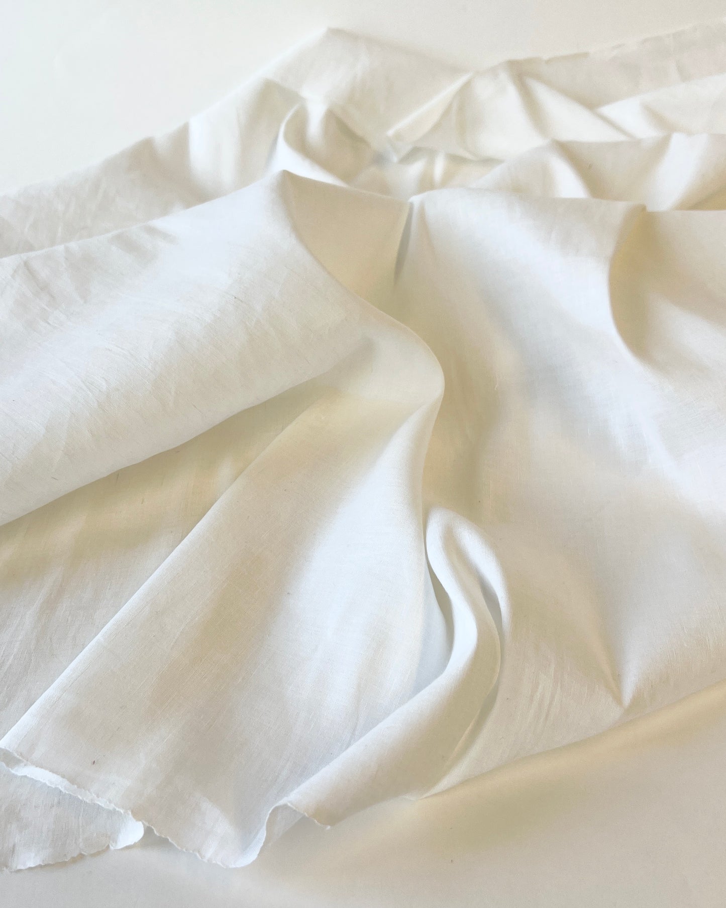 undyed cotton and linen fabric