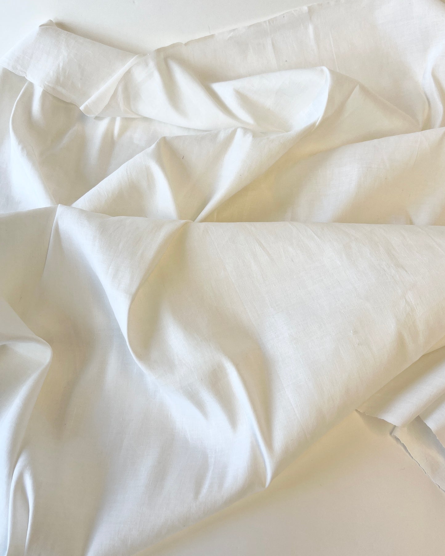 undyed cotton and linen fabric