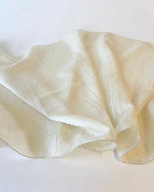 undyed matka silk scarf blank