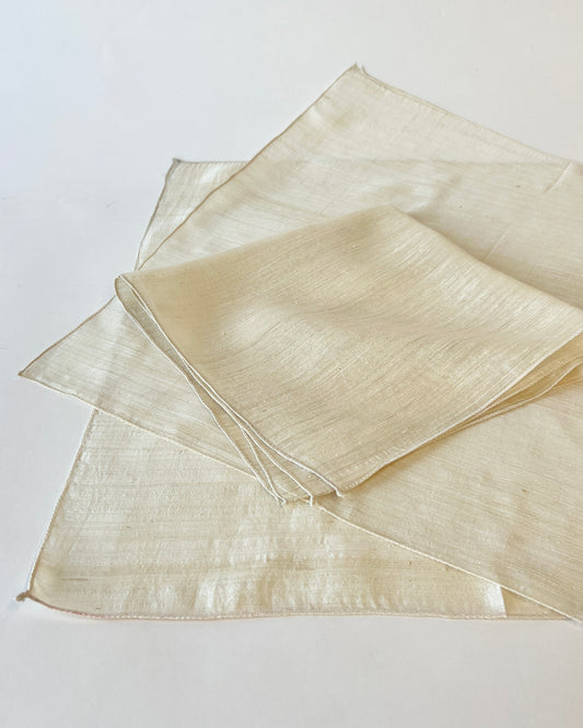 undyed matka silk bandana blanks