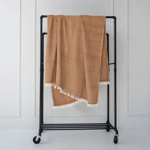 Mechot handwoven Ethiopian cotton throw blanket