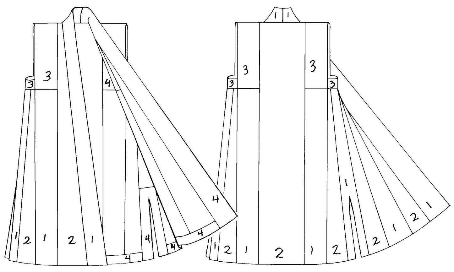 Tibetan Panel Coat Sewing Pattern