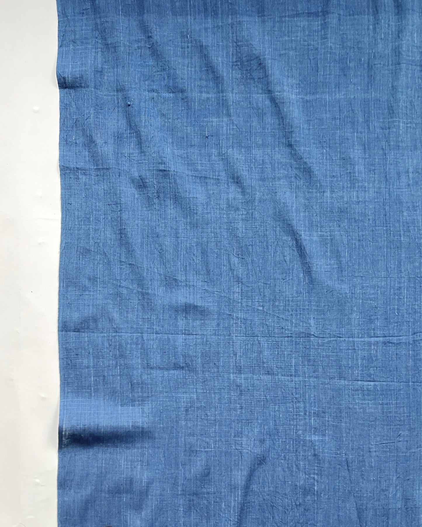 plain weave indigo cotton