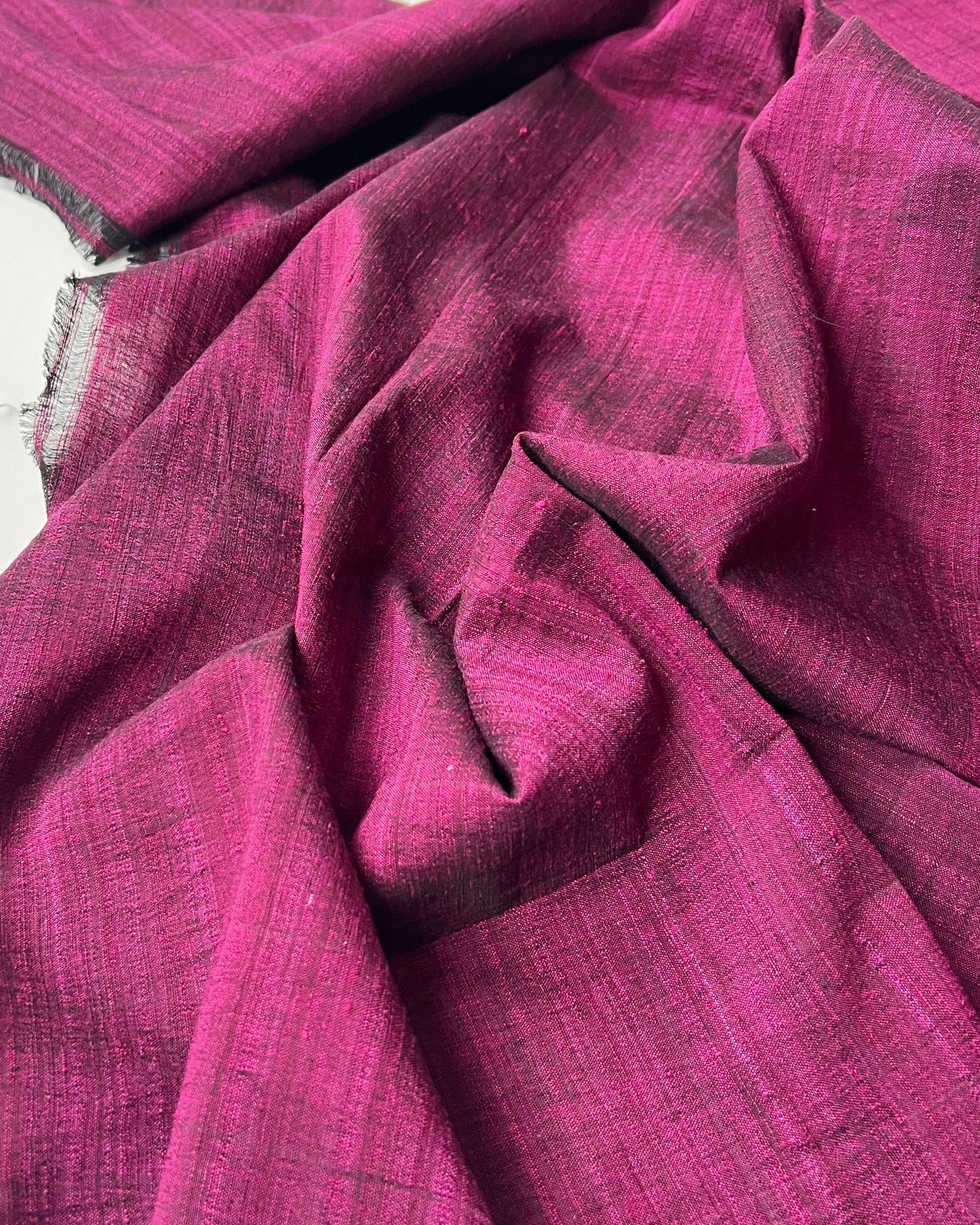 magenta matka silk & cotton